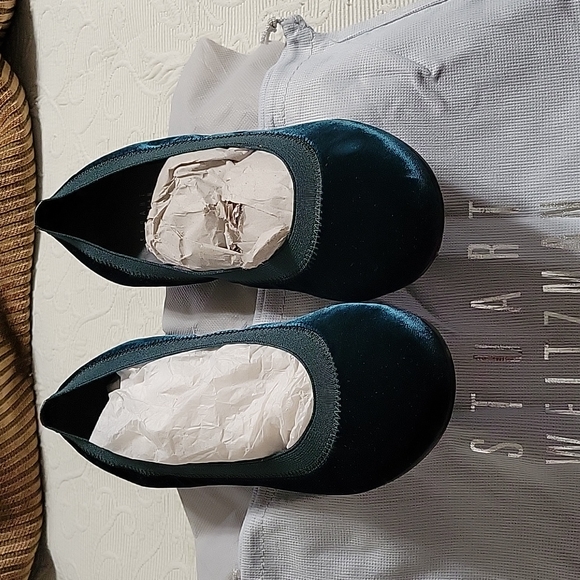 STUART WEITZMAN Flat Shoes Green - Picture 4 of 15